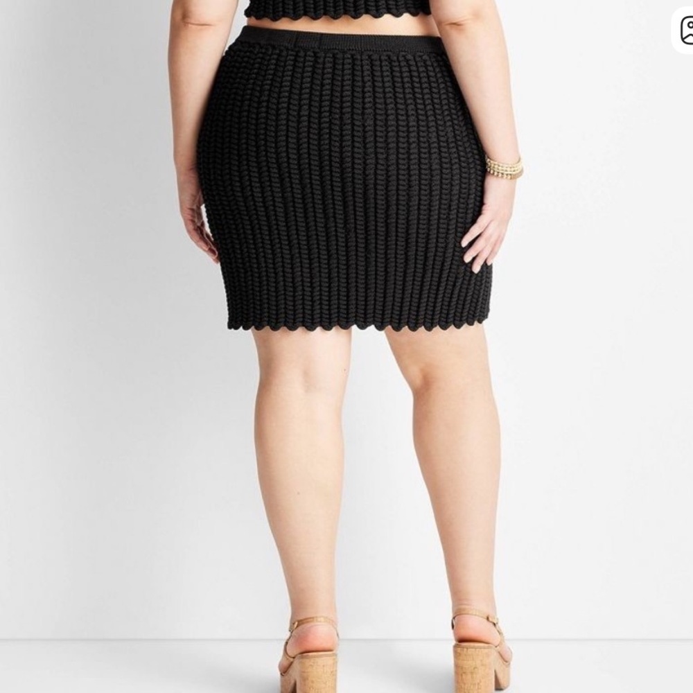 Women's Braided Sweater Mini Skirt - Future Collective with Jenee Naylor - M - Picture 4 of 8